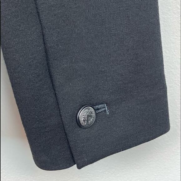 WHBM Leather Trim Ponte Blazer Jacket - Picture 11 of 16